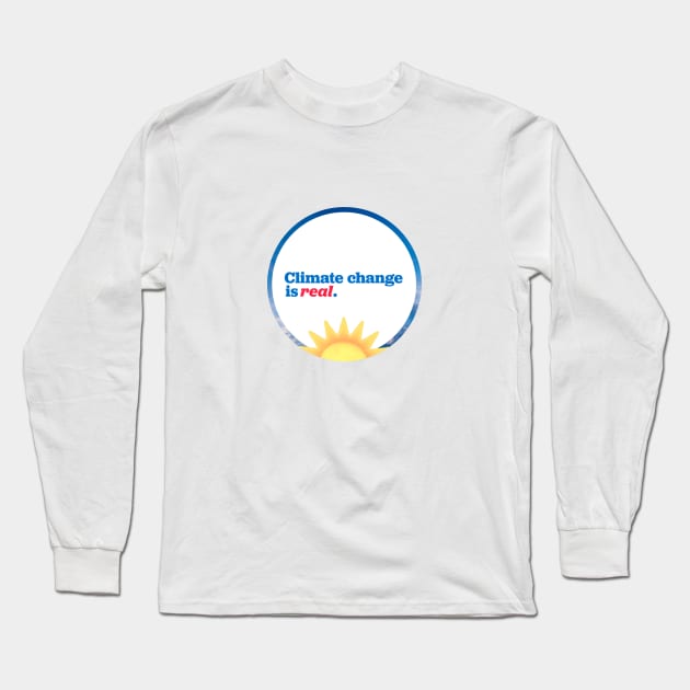 Climate change is real Long Sleeve T-Shirt by Shelly’s